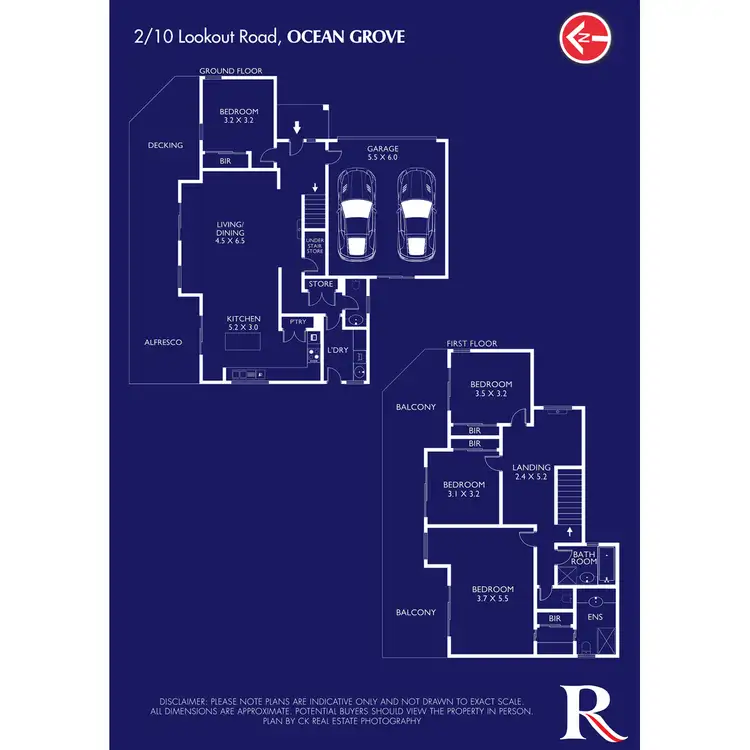 Floorplan of Homely house listing, 2/10 Lookout Road, Ocean Grove VIC 3226