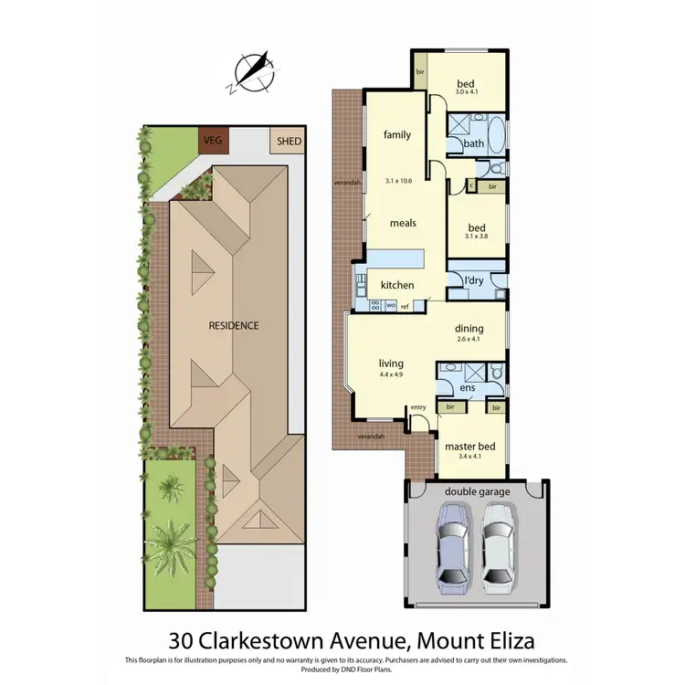 Floorplan of Homely house listing, 30 Clarkestown Avenue, Mount Eliza VIC 3930