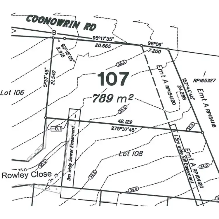 Floorplan of Homely land listing, 8 Rowley Close, Glass House Mountains QLD 4518