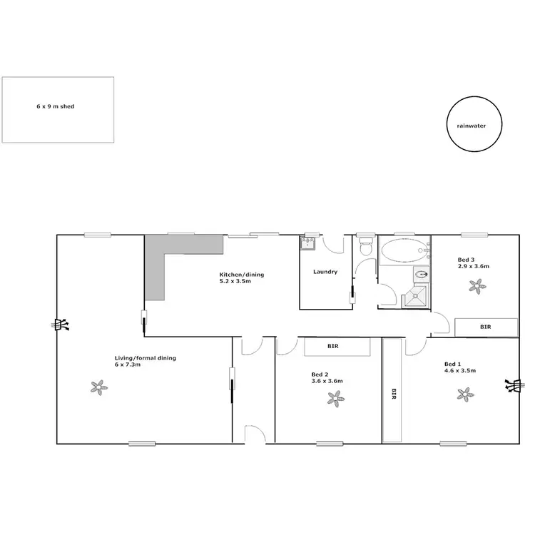Floorplan of Homely house listing, 1 Doepke Street, Tumby Bay SA 5605