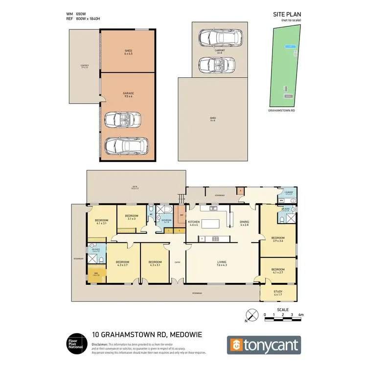 Floorplan of Homely house listing, 10 Grahamstown Road, Medowie NSW 2318