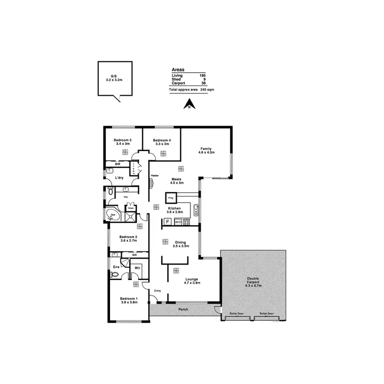 Floorplan of Homely house listing, 36 Glenthorn Crescent, O'halloran Hill SA 5158