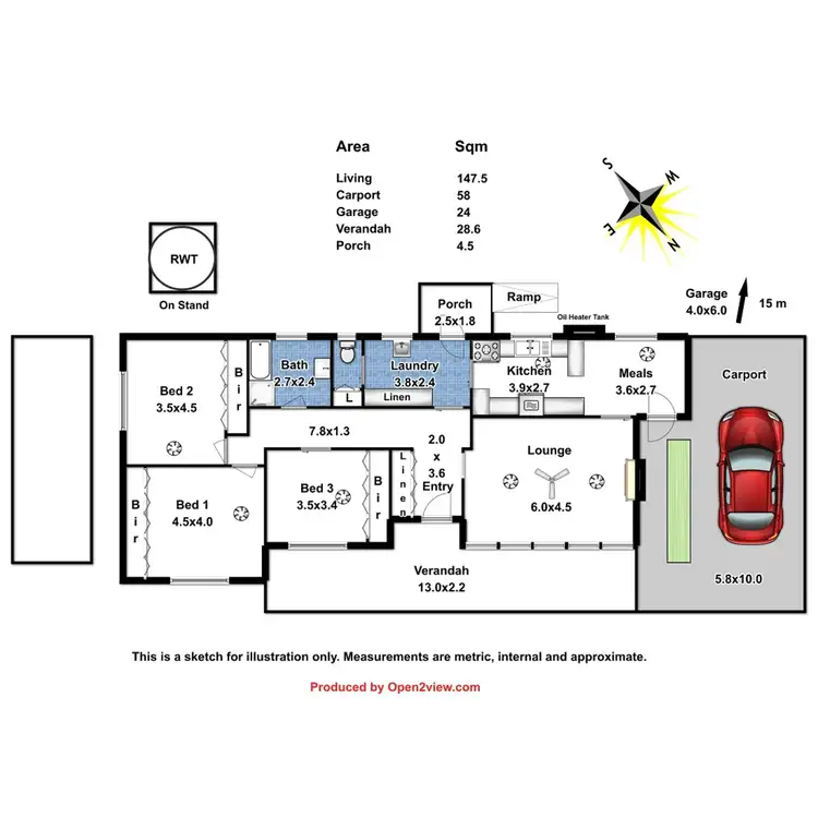 Floorplan of Homely house listing, 44 Sickerdick Street, Mannum SA 5238