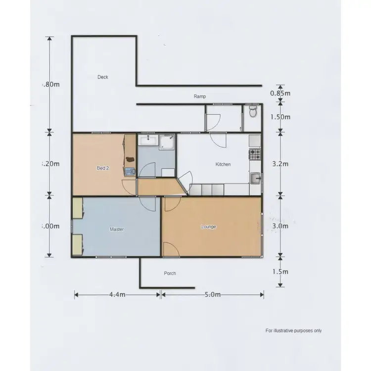 Floorplan of Homely house listing, 6 Russell Street, Camperdown VIC 3260