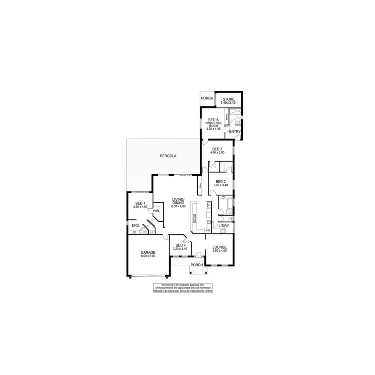Floorplan of Homely house listing, 53 Dalkeith Drive, Mount Gambier SA 5290