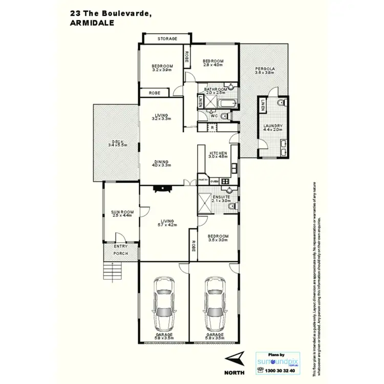 Floorplan of Homely house listing, 23 The Boulevarde, Armidale NSW 2350