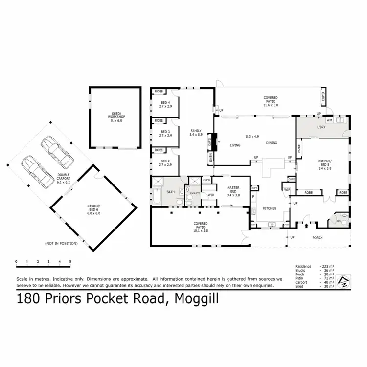 Floorplan of Homely rural property listing, 180 Priors Pocket Road, Moggill QLD 4070