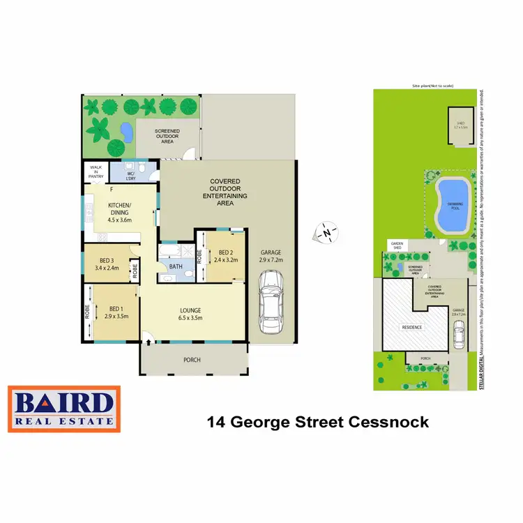Floorplan of Homely house listing, 14 George Street, Cessnock NSW 2325