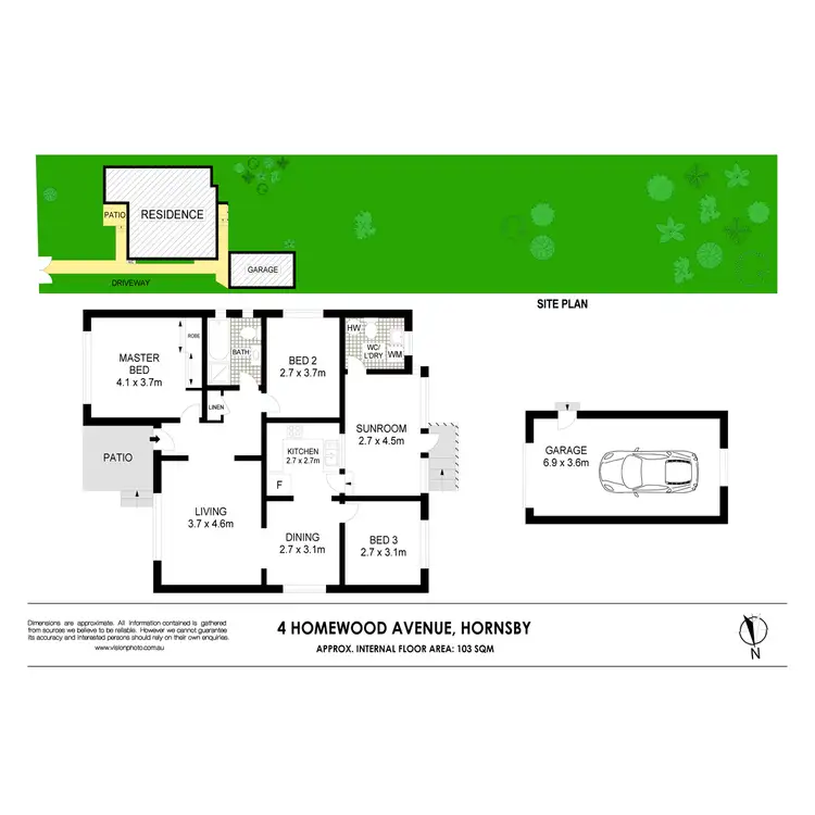 Floorplan of Homely house listing, 4 Homewood Avenue, Hornsby NSW 2077