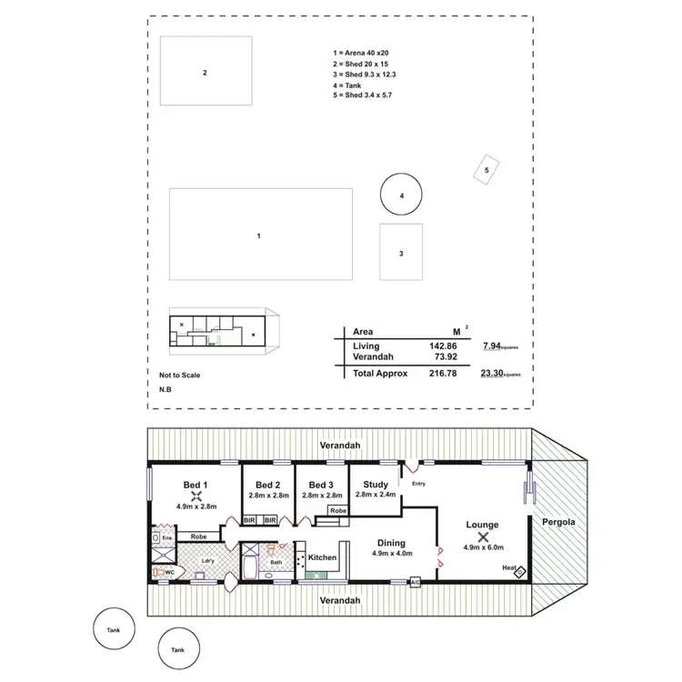 Floorplan of Homely rural property listing, Address available on request