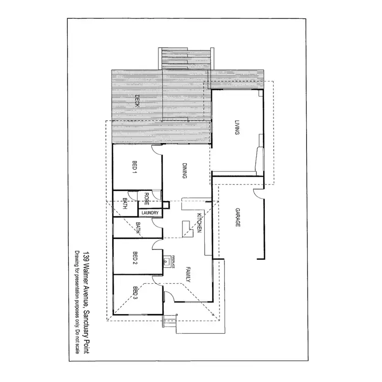 Floorplan of Homely house listing, 139 Walmer Avenue, Sanctuary Point NSW 2540