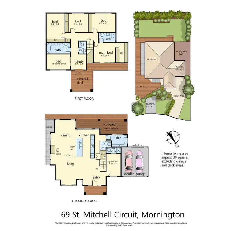 Floorplan of Homely house listing, 69 St Mitchells Circuit, Mornington VIC 3931
