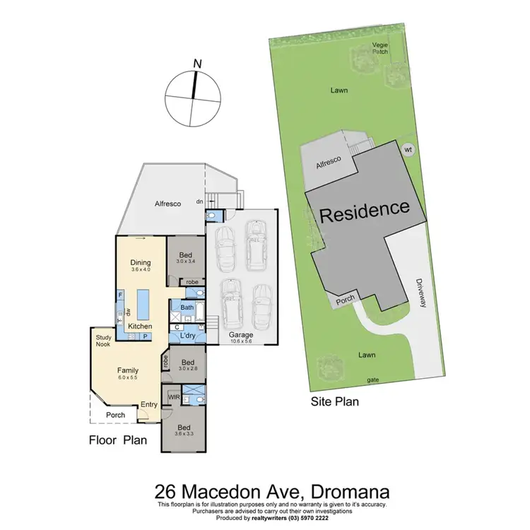 Floorplan of Homely house listing, 26 Macedon Avenue, Dromana VIC 3936