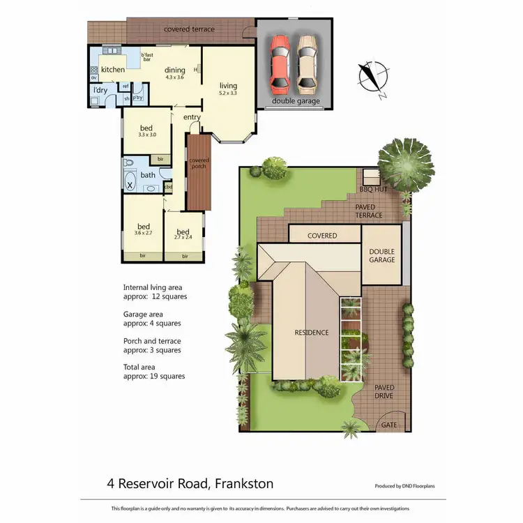 Floorplan of Homely house listing, 4 Reservoir Road, Frankston VIC 3199
