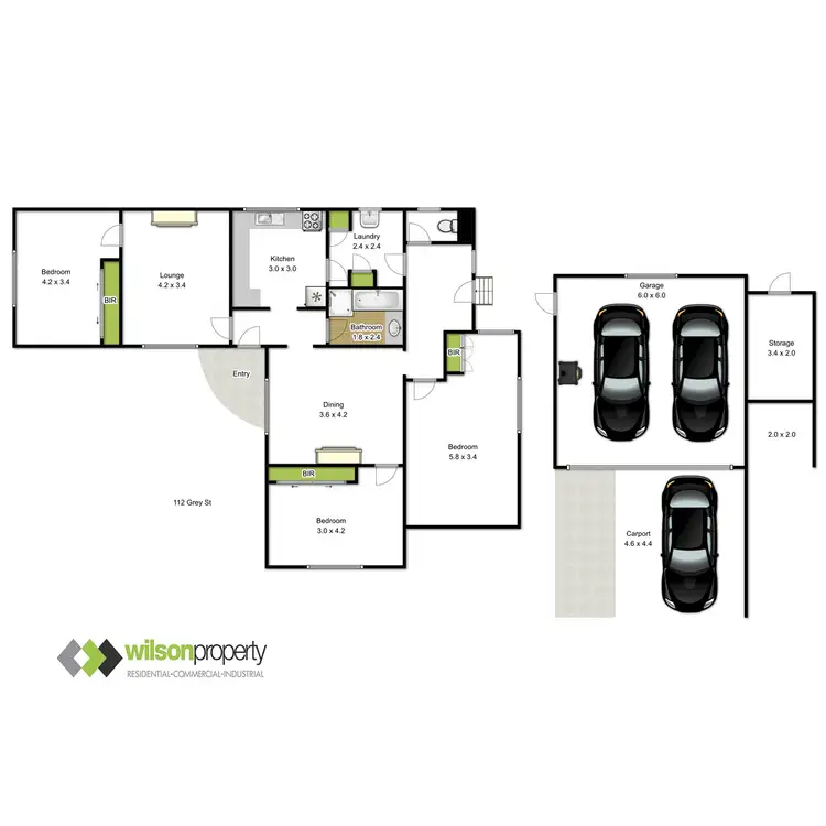 Floorplan of Homely house listing, 112 Grey Street, Traralgon VIC 3844