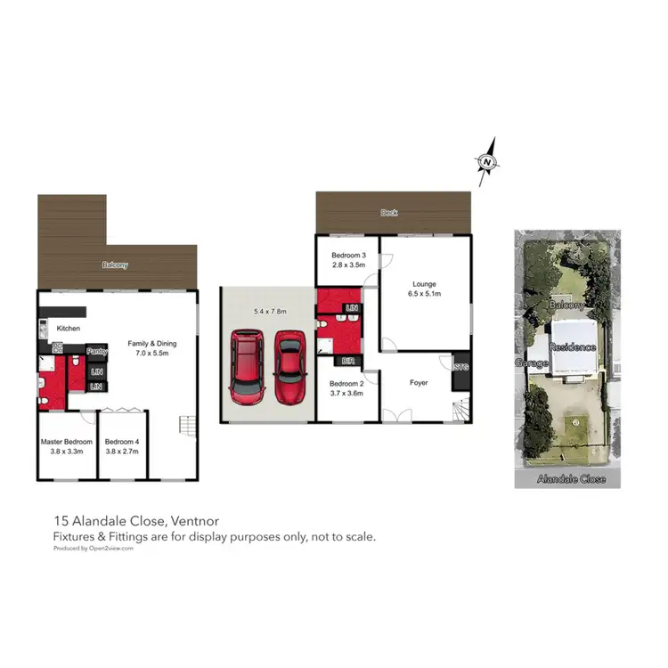 Floorplan of Homely house listing, 15 Alandale Close, Ventnor VIC 3922
