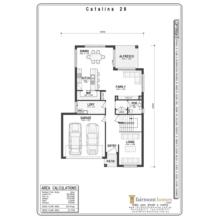 Floorplan of Homely house listing, Lot 1019 Arkley Avenue, Claymore NSW 2559