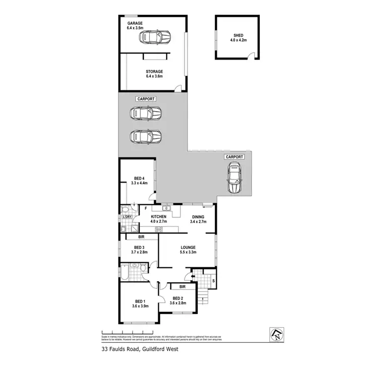 Floorplan of Homely house listing, 33 Faulds Road, Guildford West NSW 2161