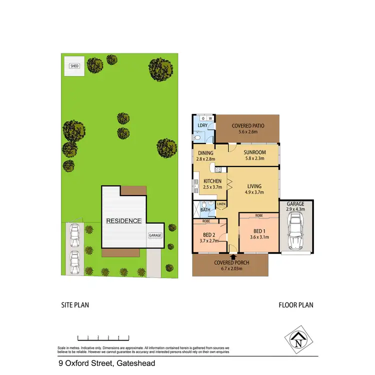 Floorplan of Homely house listing, 9 Oxford Street, Gateshead NSW 2290