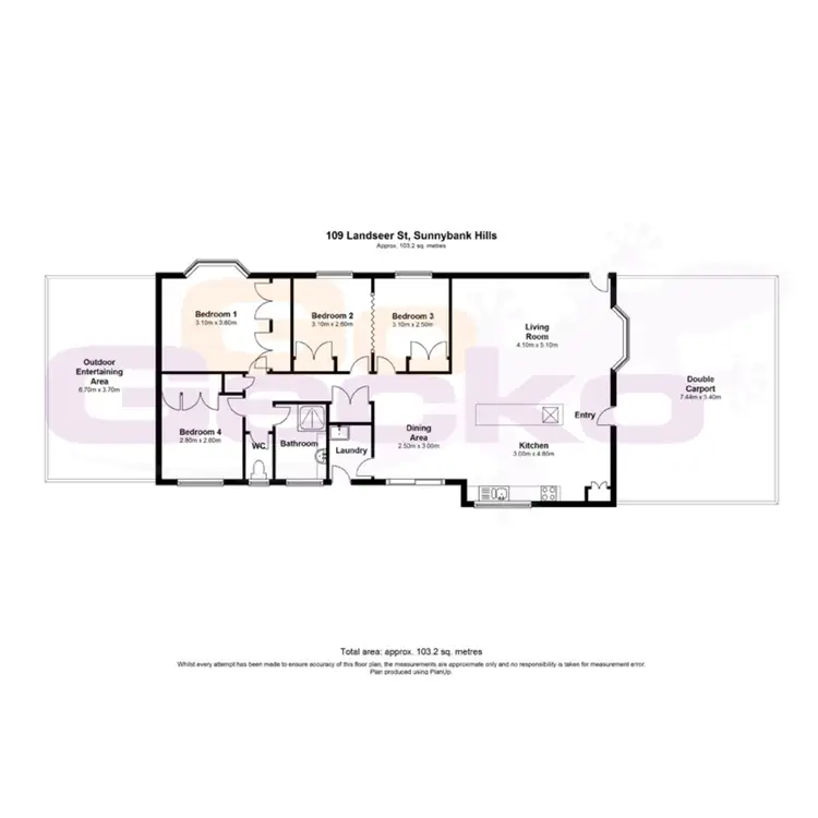 Floorplan of Homely house listing, 109 Landseer Street, Sunnybank Hills QLD 4109