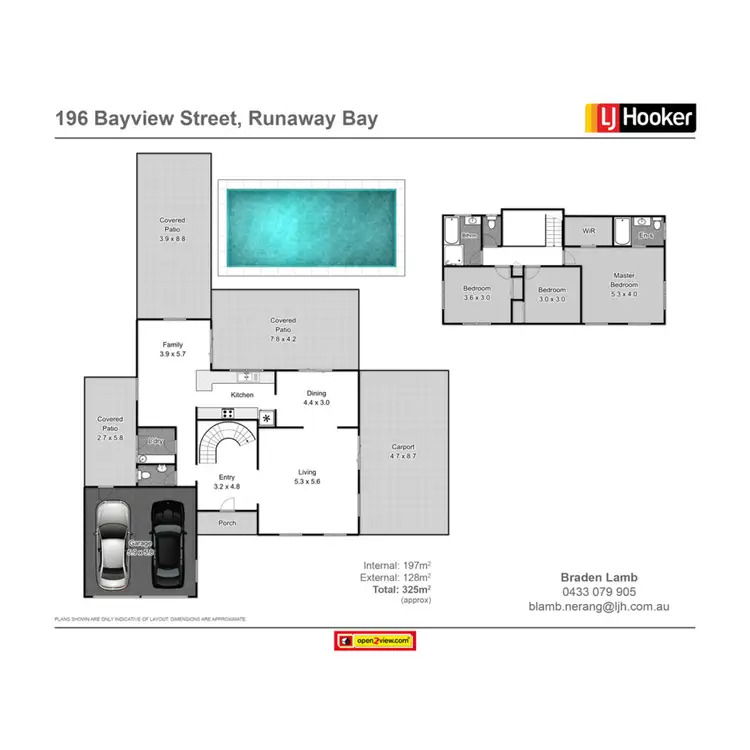 Floorplan of Homely house listing, 196 Bayview Street, Runaway Bay QLD 4216