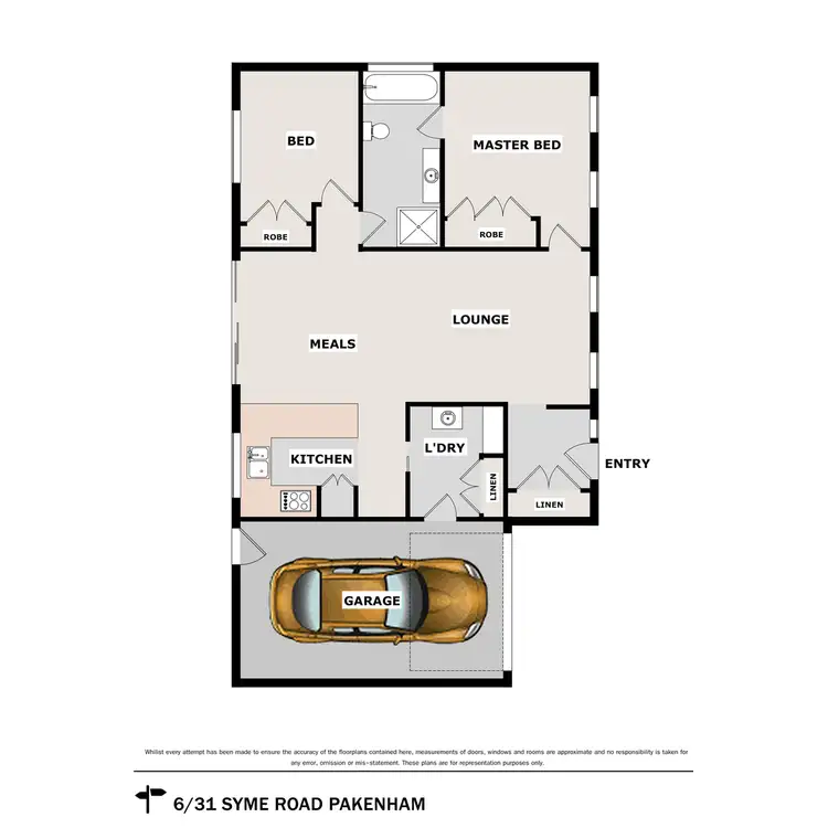 Floorplan of Homely unit listing, 6/31 Syme Road, Pakenham VIC 3810