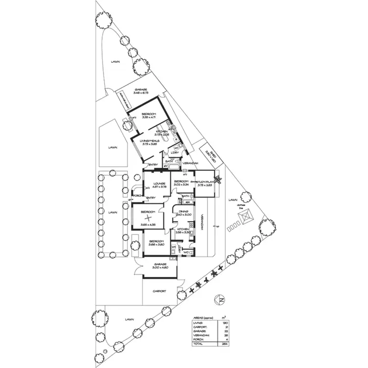 Floorplan of Homely house listing, 2 Aberfeldy Avenue, Woodville SA 5011