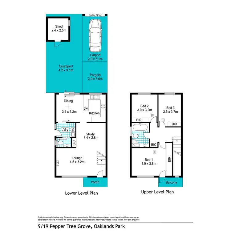 Floorplan of Homely townhouse listing, 9/19 Peppertree Grove, Oaklands Park SA 5046