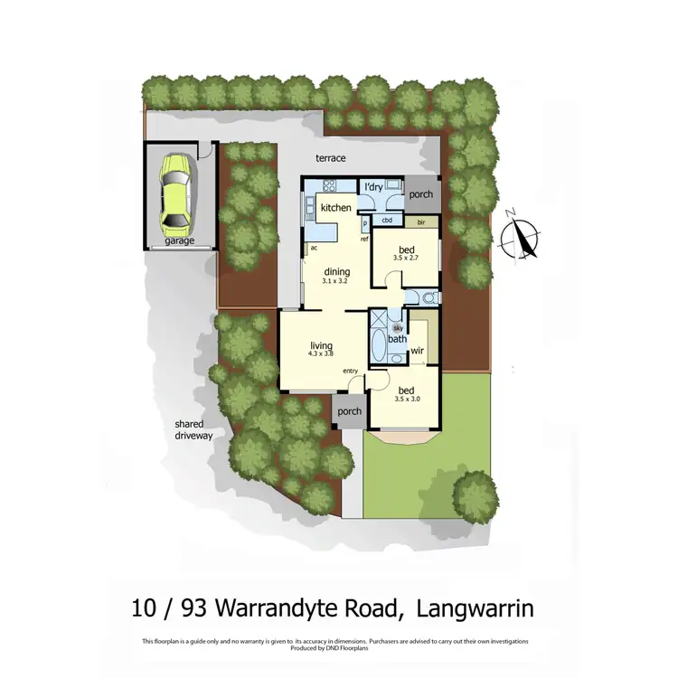 Floorplan of Homely unit listing, 10/93 Warrandyte Road, Langwarrin VIC 3910