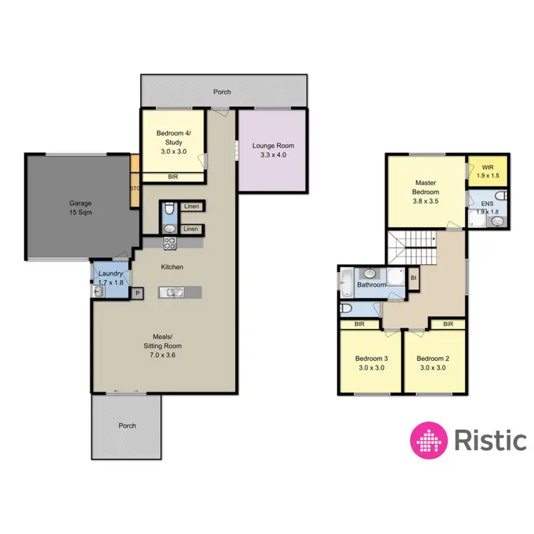 Floorplan of Homely house listing, 1 Westlander Way, Doreen VIC 3754