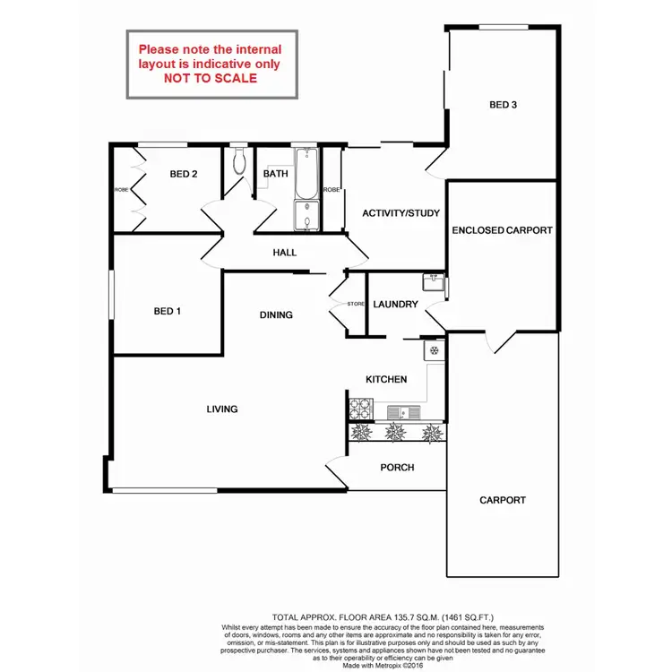 Floorplan of Homely house listing, 6 Tavistock Crescent, Lynwood WA 6147