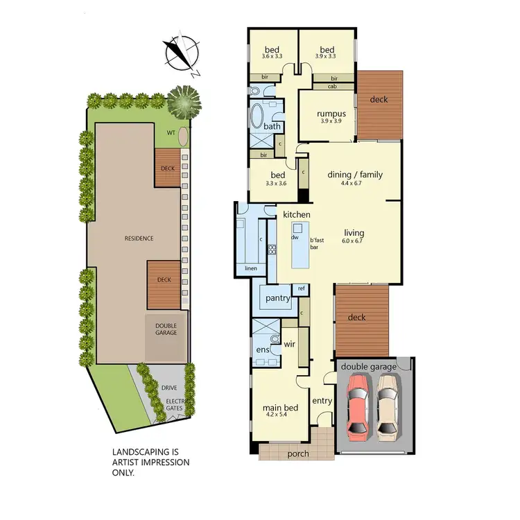 Floorplan of Homely house listing, 32 Birdrock Avenue, Mount Martha VIC 3934