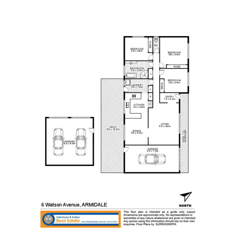 Floorplan of Homely house listing, 6 Watson Avenue, Armidale NSW 2350