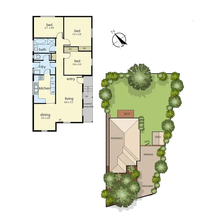 Floorplan of Homely house listing, 5 Hansen Court, Mount Martha VIC 3934