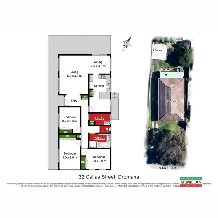 Floorplan of Homely house listing, 32 Callas Street, Dromana VIC 3936