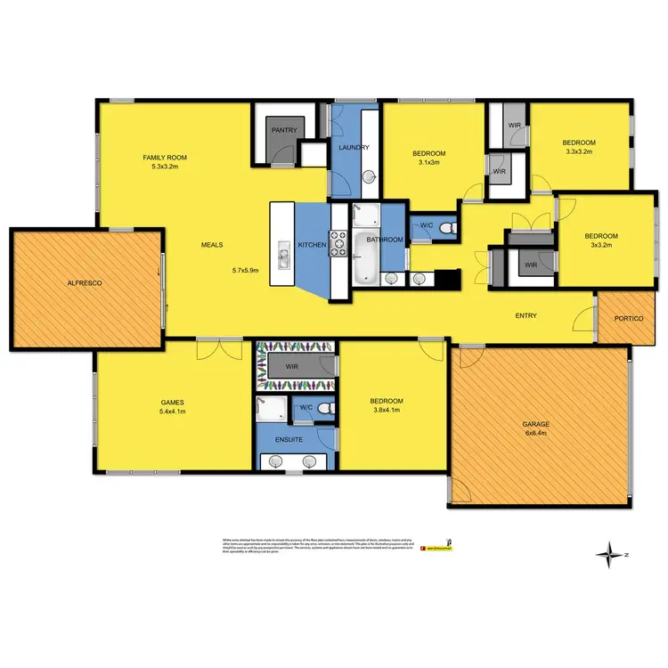 Floorplan of Homely house listing, 17 Jakaranda Crescent, Elliminyt VIC 3250