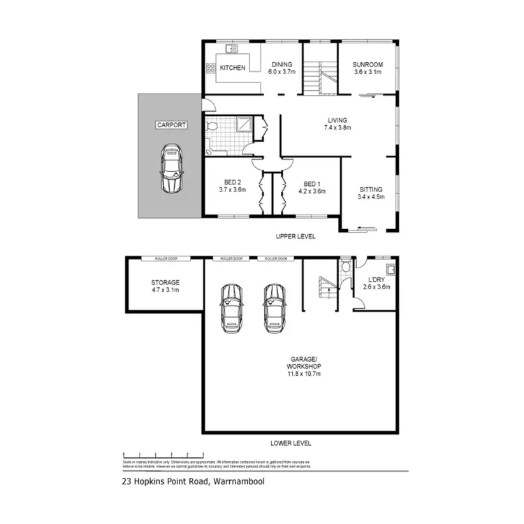Floorplan of Homely house listing, 23 Hopkins Point Road, Warrnambool VIC 3280