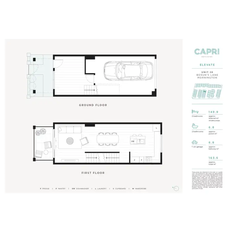 Floorplan of Homely townhouse listing, 28/2 Philip Street, Mornington VIC 3931