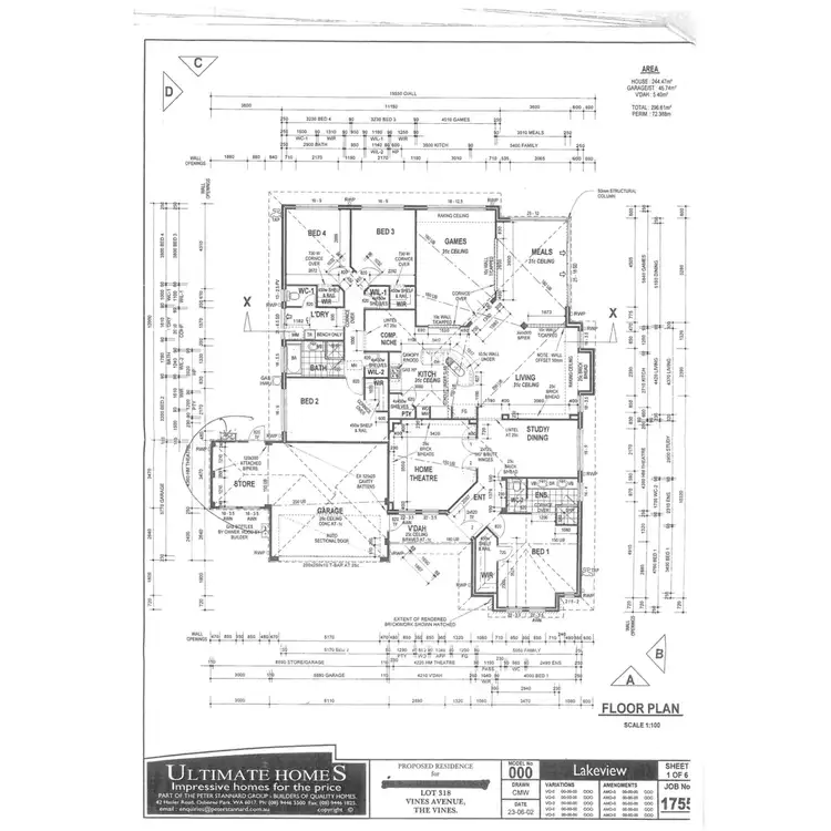 Floorplan of Homely house listing, 228 Vines Avenue, The Vines WA 6069