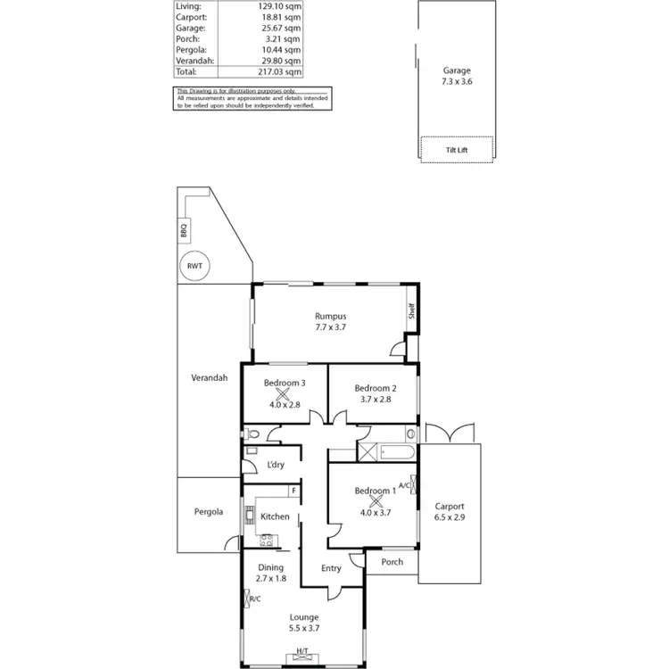 Floorplan of Homely house listing, 120A Cashel Street, St Marys SA 5042