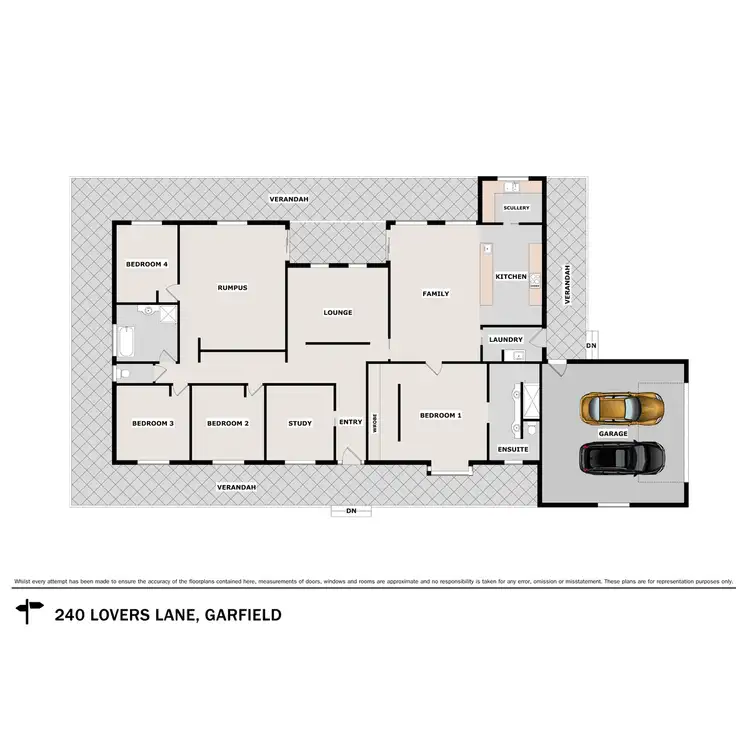 Floorplan of Homely house listing, 240 Lovers Lane, Garfield VIC 3814