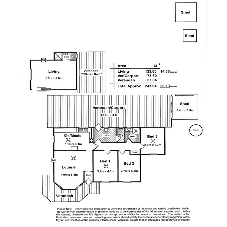 Floorplan of Homely house listing, Address available on request