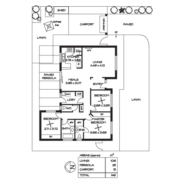 Floorplan of Homely house listing, 10a Folkestone Road, South Brighton SA 5048
