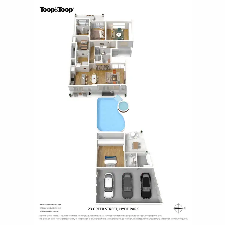 Floorplan of Homely house listing, 23 Greer Street, Hyde Park SA 5061