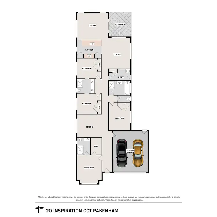Floorplan of Homely house listing, 20 Inspiration Circuit, Pakenham VIC 3810