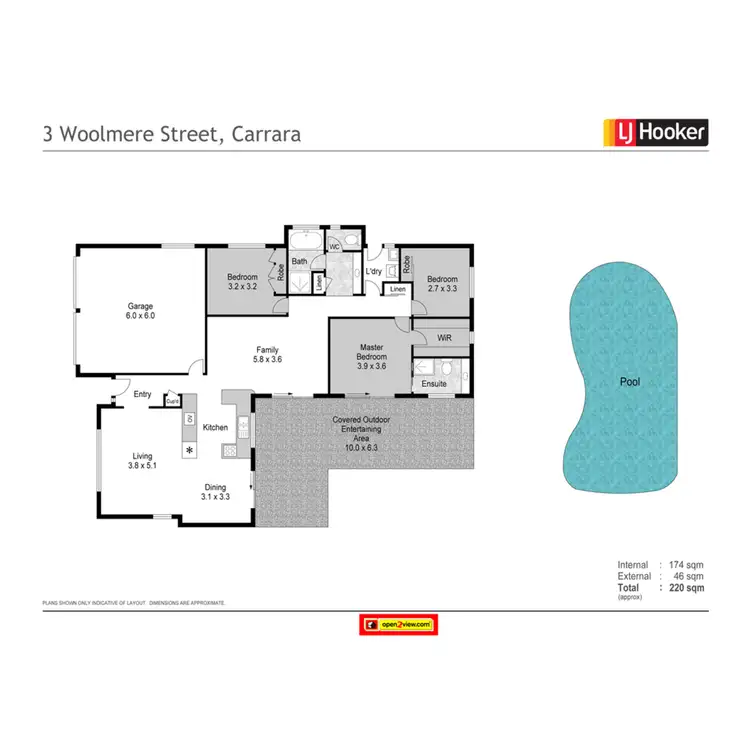 Floorplan of Homely house listing, 3 Woolmere Street, Carrara QLD 4211