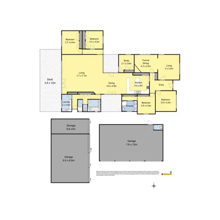 Floorplan of Homely house listing, Address available on request