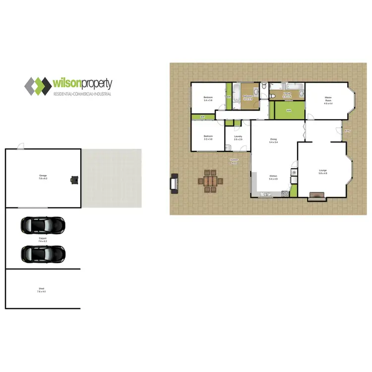 Floorplan of Homely rural property listing, 100 Harris Lane, Toongabbie VIC 3856