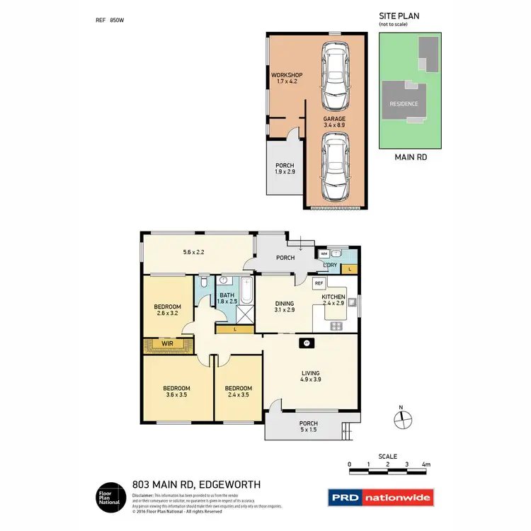 Floorplan of Homely house listing, 803 Main Road, Edgeworth NSW 2285