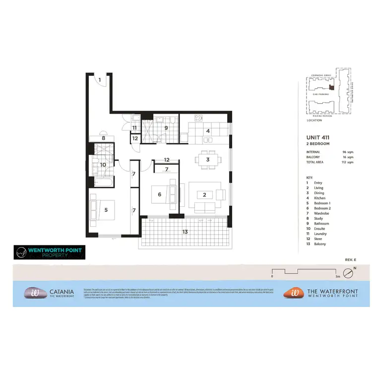 Floorplan of Homely apartment listing, 411/18 Corniche Drive, Wentworth Point NSW 2127